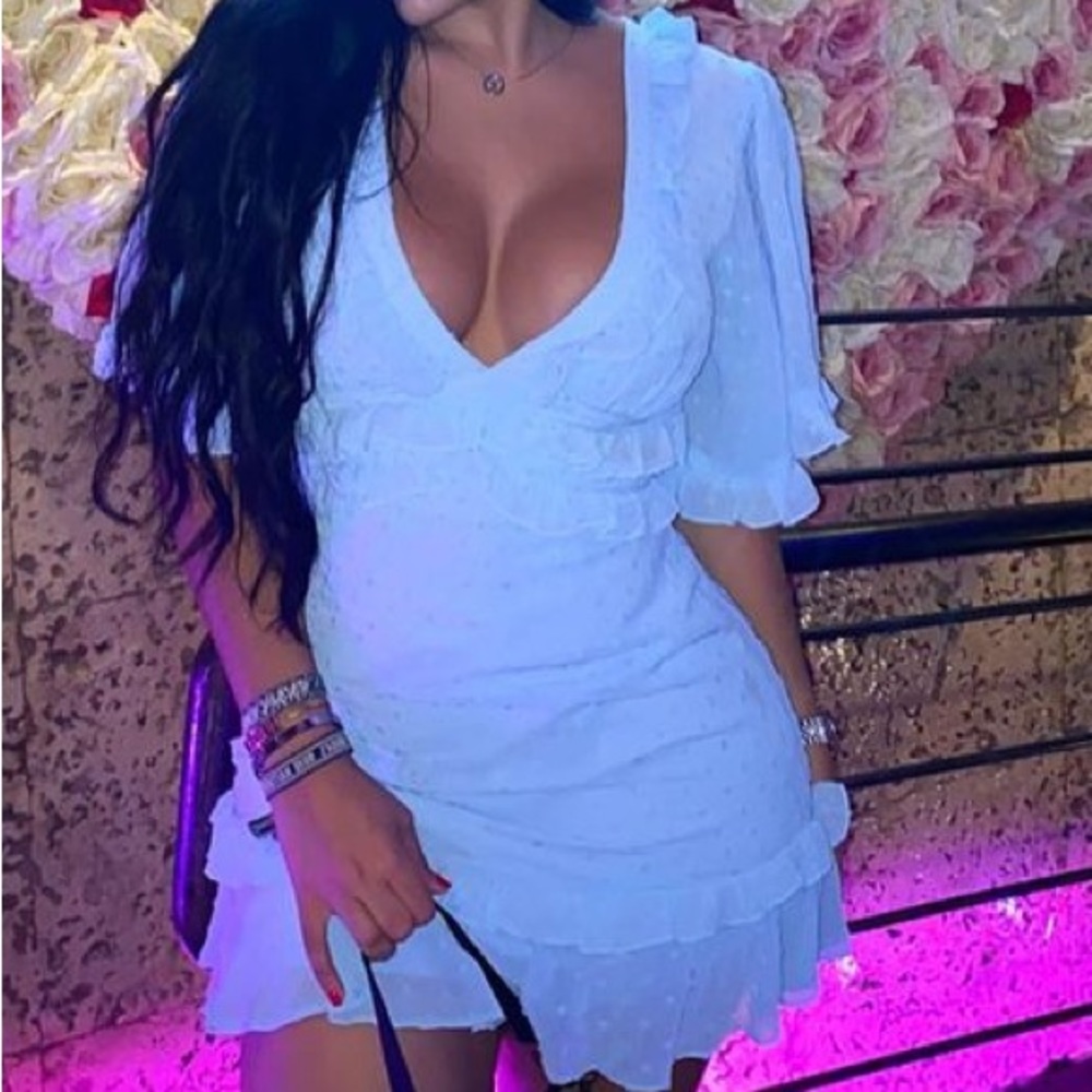 Evening Baby Blue Dress